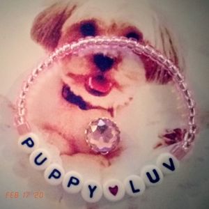 PUPPY LOVE // Glass Bead Bracelet